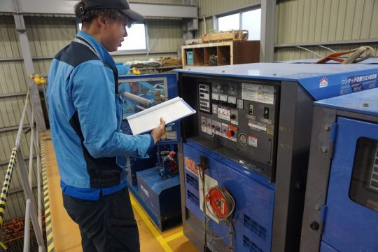 機材・工具点検