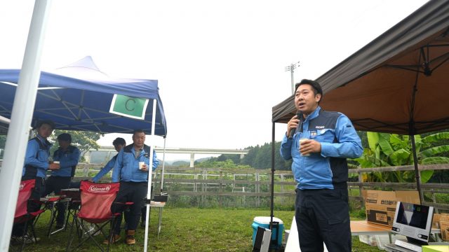 曇り空ですが、気温は暑すぎず丁度良い天気でした